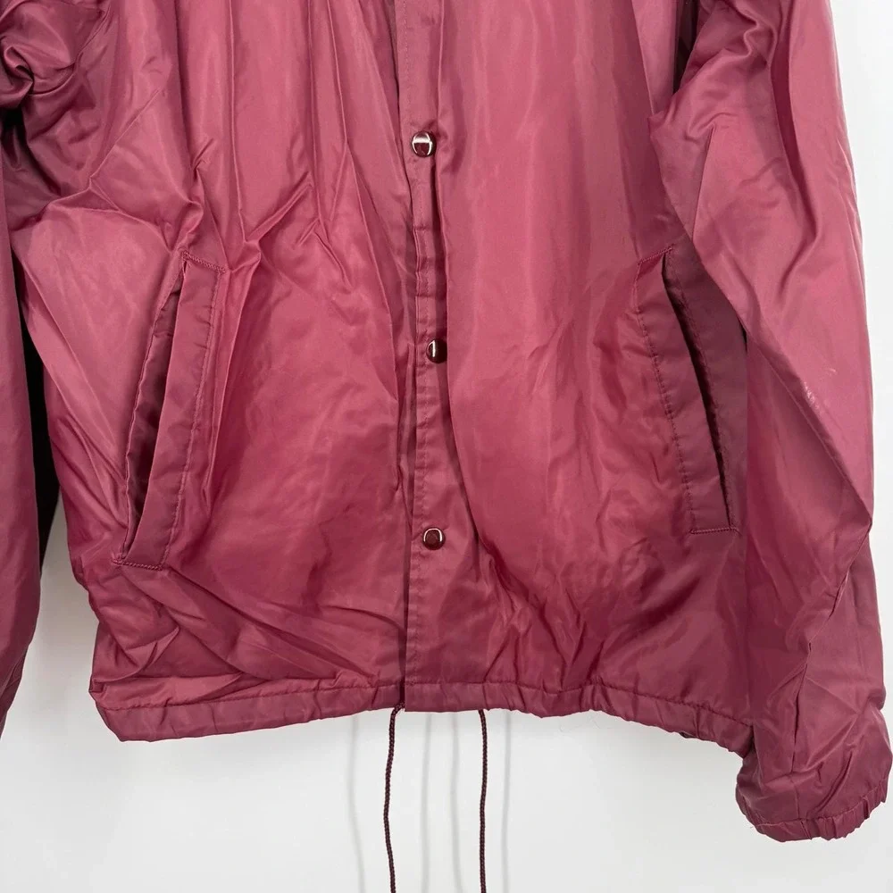 Auburn Sportswear Mens Burgundy Elks BPOE 829 Bingo Coach Jacket Size L‎ USA